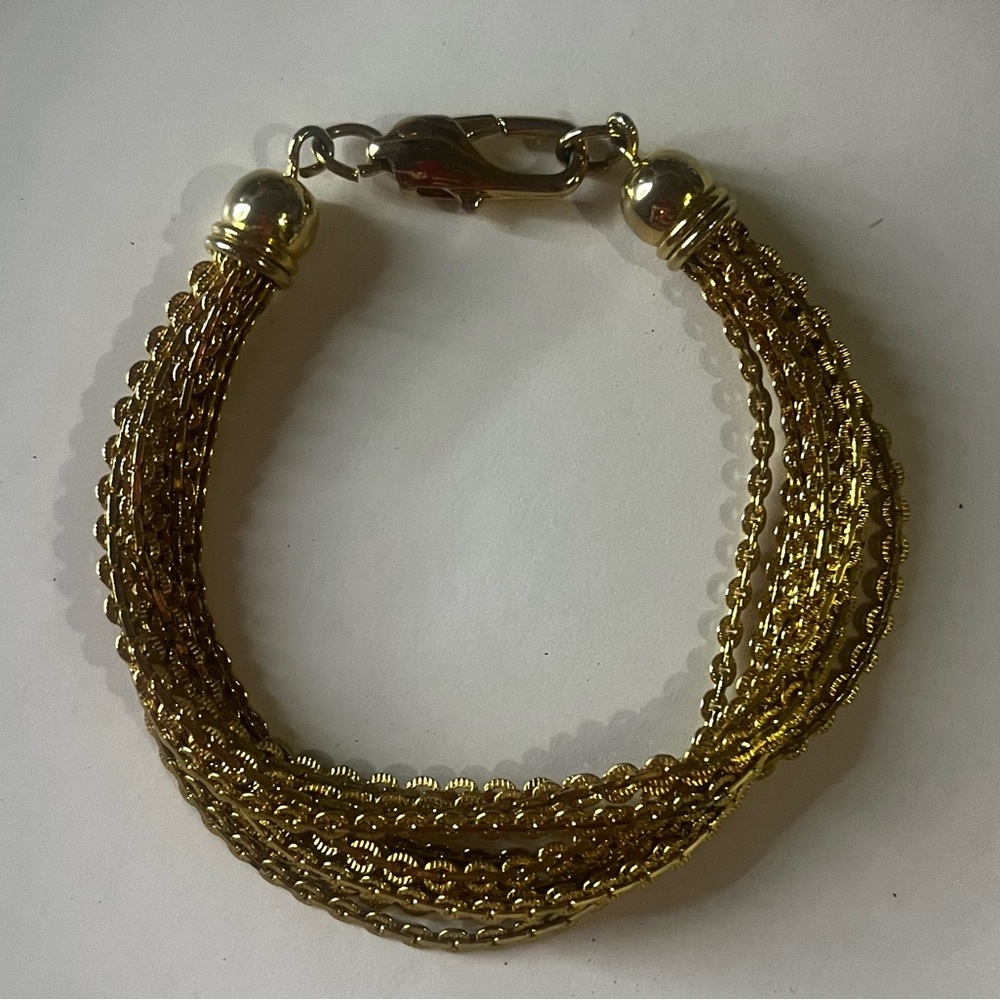 y2k gold chain bracelet